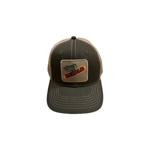 Dekalb Men's Trucker Hat Adjustable Mesh  Square Logo Brown/tan New